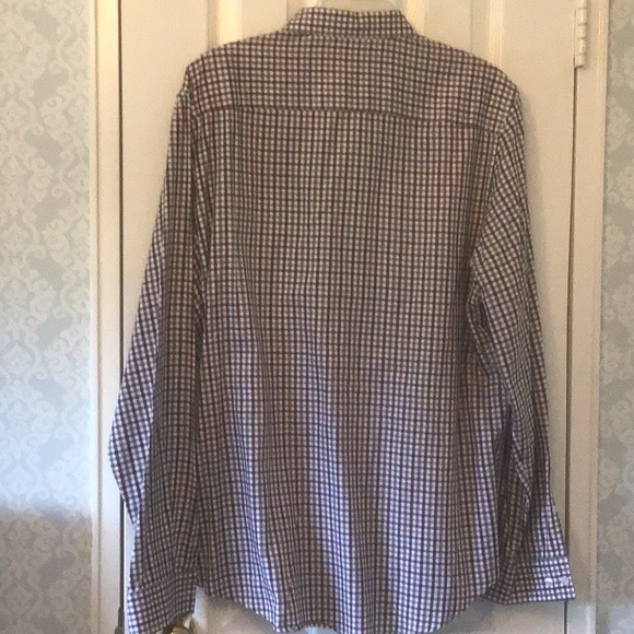 Calvin Klein very good condition  plaid shirt- size  Large - Picture 4 of 4